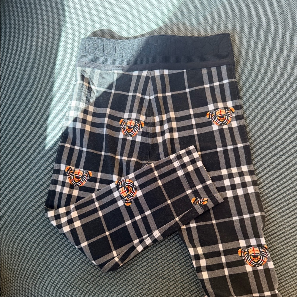 Burberry Bear Plaid Leggings
